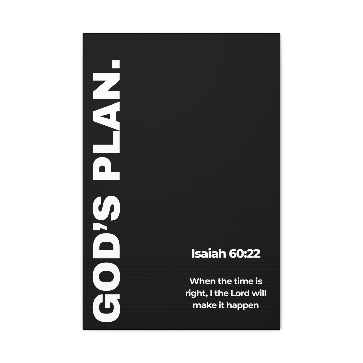God’s Plan — Isaiah 60:22 Wall Art