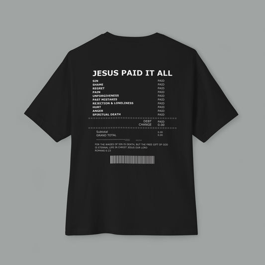 Jesus Paid It All 'receipt style'