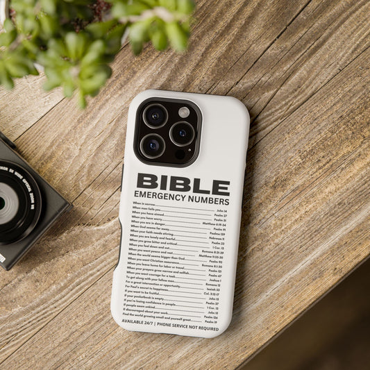 Bible Emergency Numbers Phone Case
