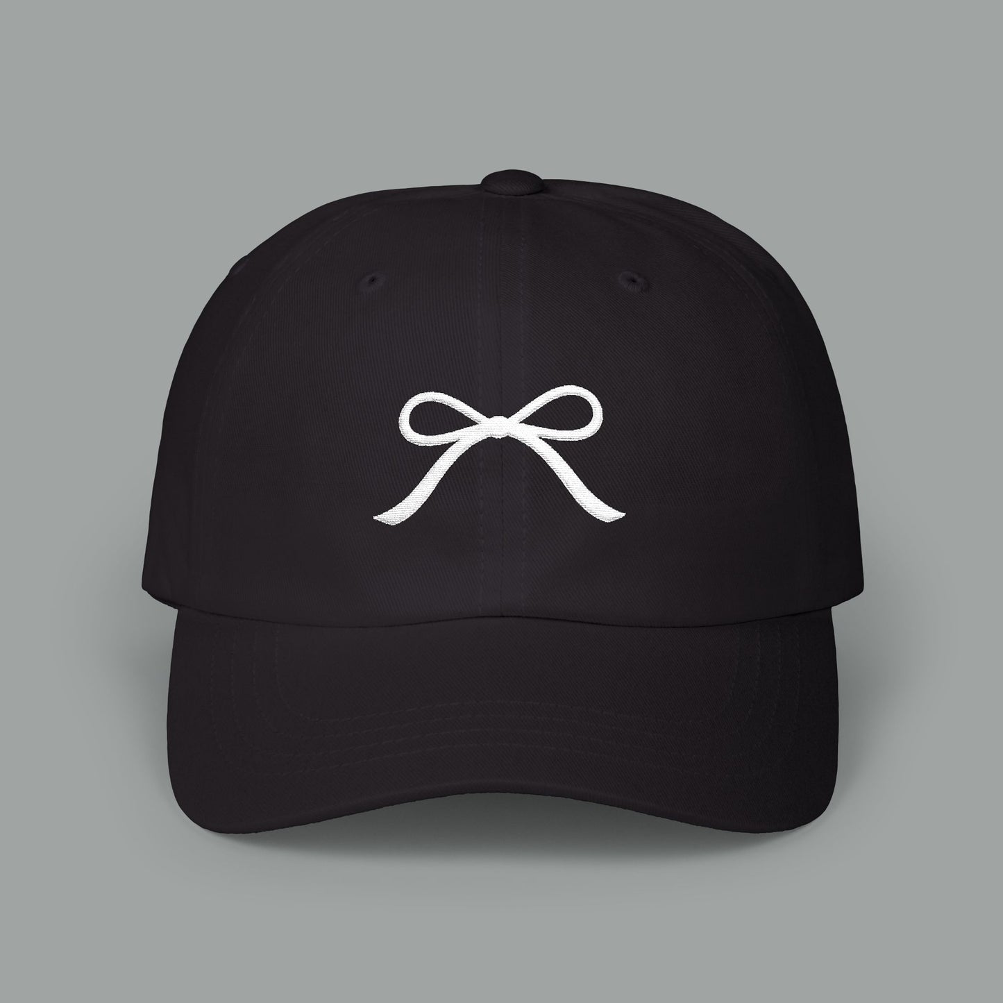 Bow Embroidered Hat