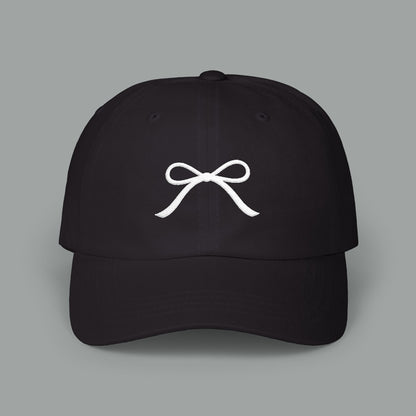 Bow Embroidered Hat