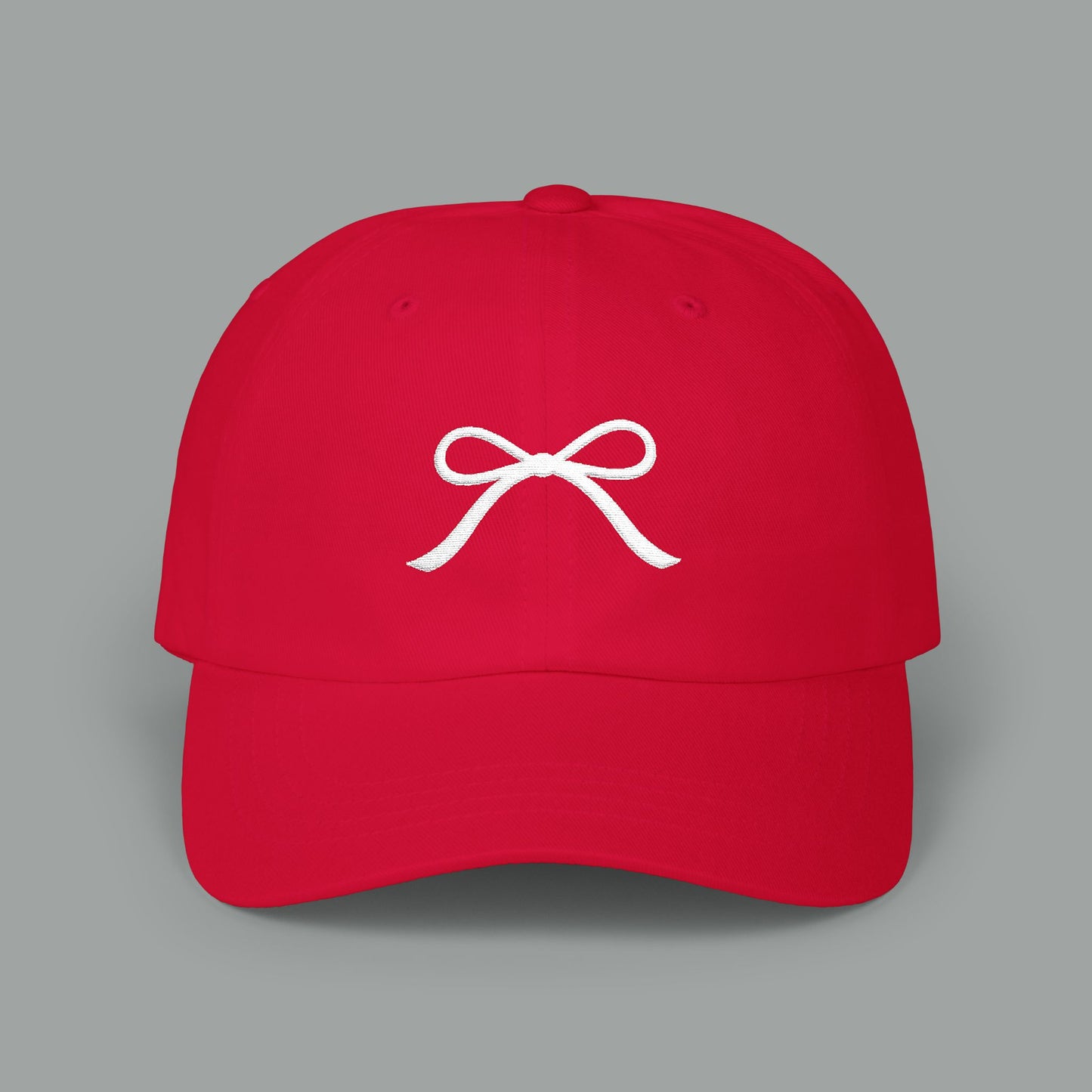 Bow Embroidered Hat