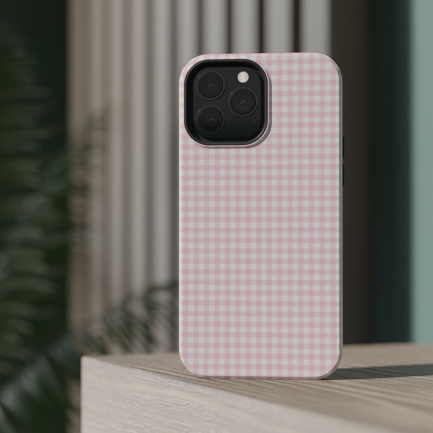 Blush Gingham Phone Case