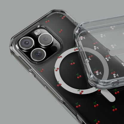 Cherry Bliss MagSafe Impact Case — Protective Clear Case with Magnetic Compatibility