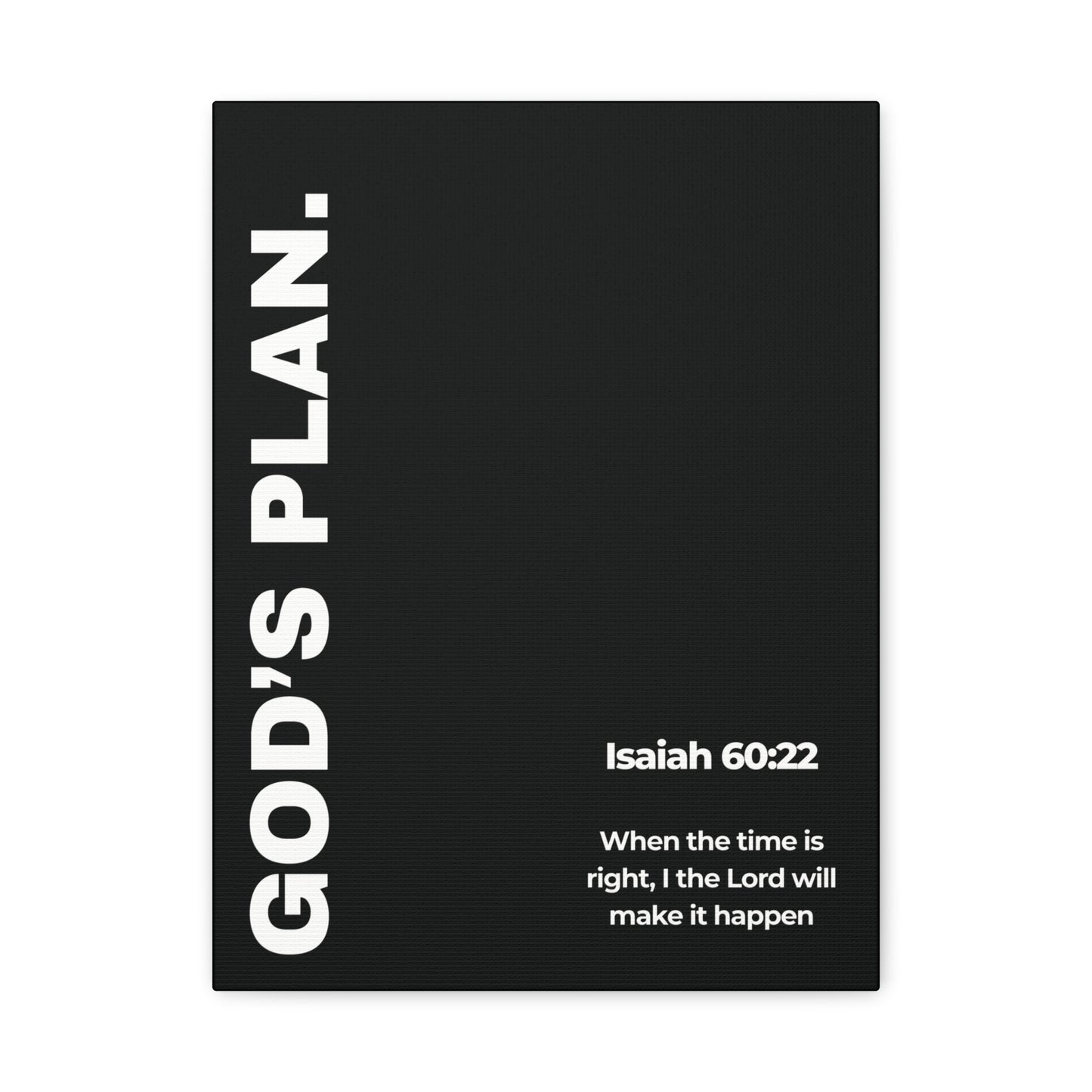 God’s Plan — Isaiah 60:22 Wall Art