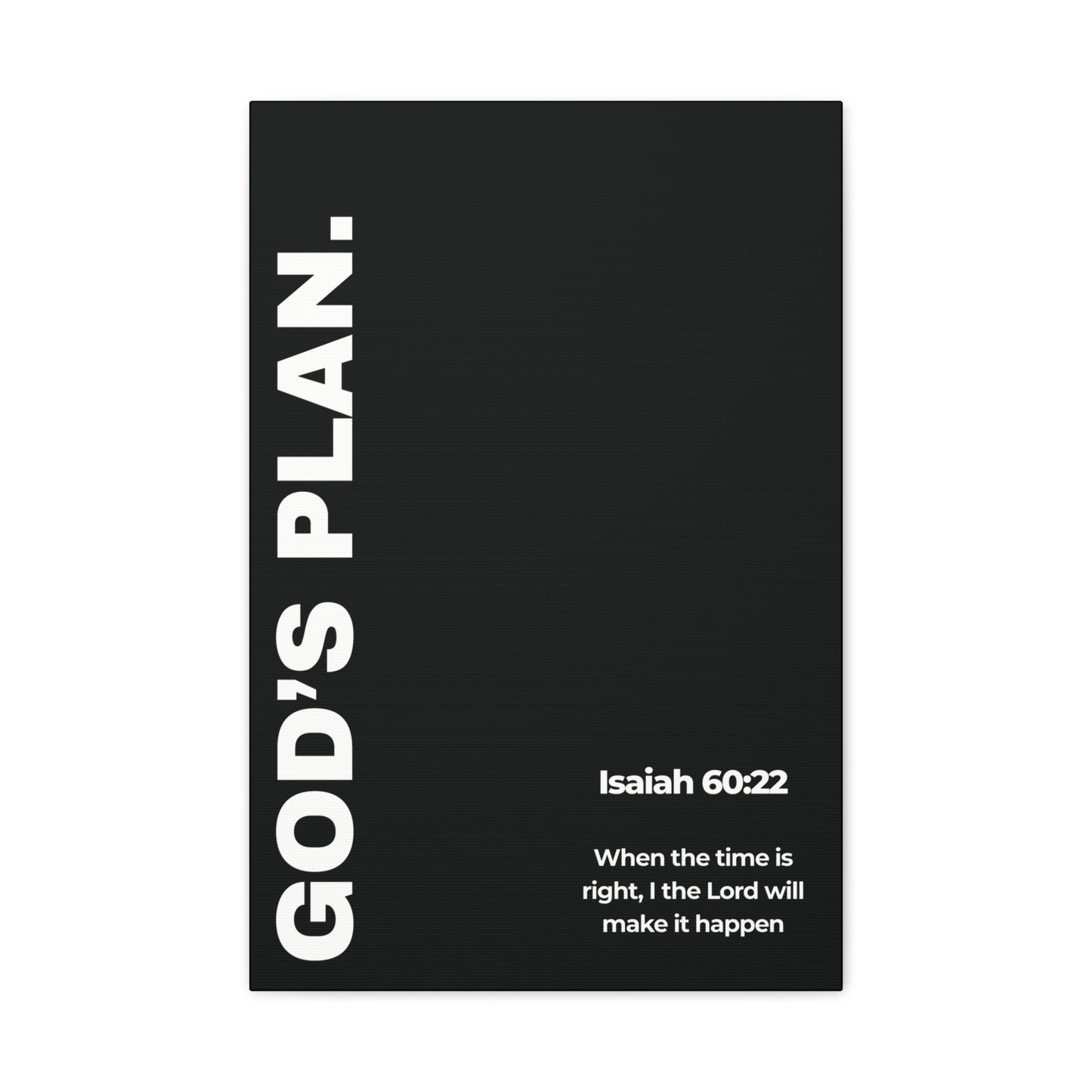 God’s Plan — Isaiah 60:22 Wall Art