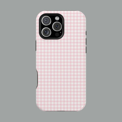 Blush Gingham Phone Case