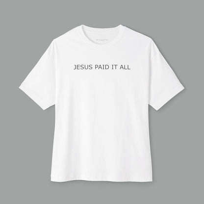 Jesus Paid It All 'receipt style'
