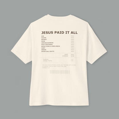 Jesus Paid It All 'receipt style'