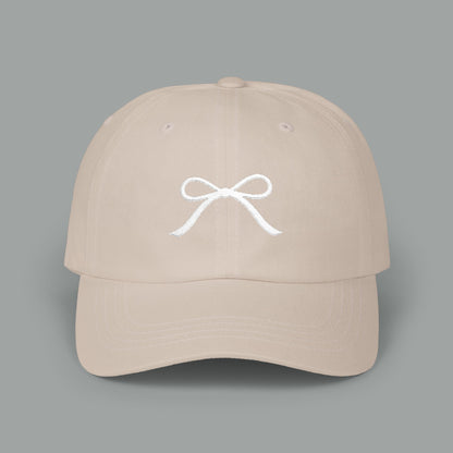 Bow Embroidered Hat