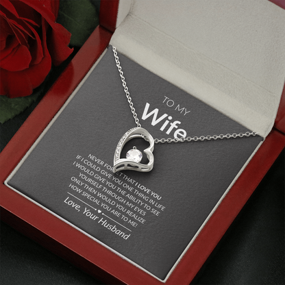To My Wife -- Forever Love Necklace