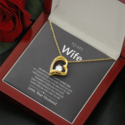 To My Wife -- Forever Love Necklace