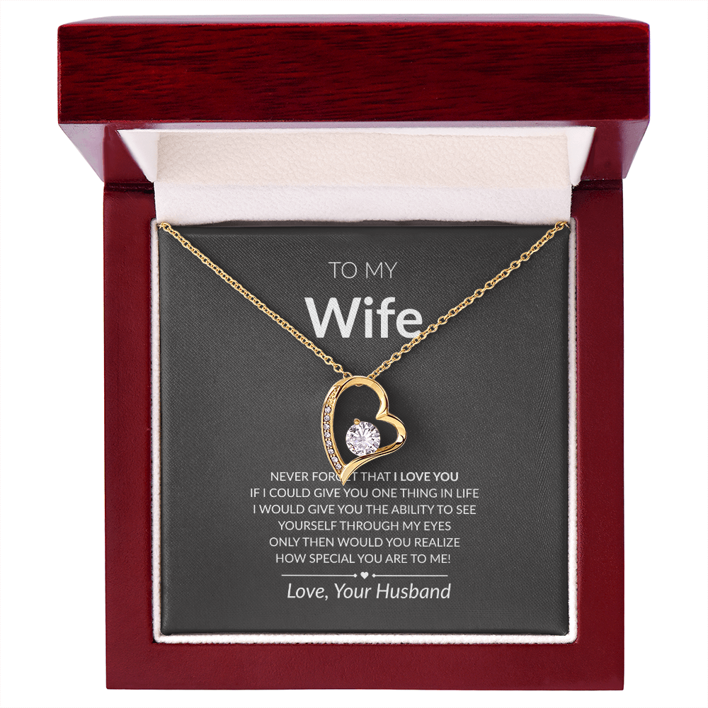 To My Wife -- Forever Love Necklace