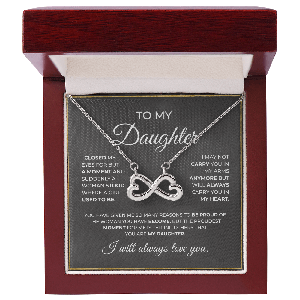 To My Daughter -- Endless Love Necklace