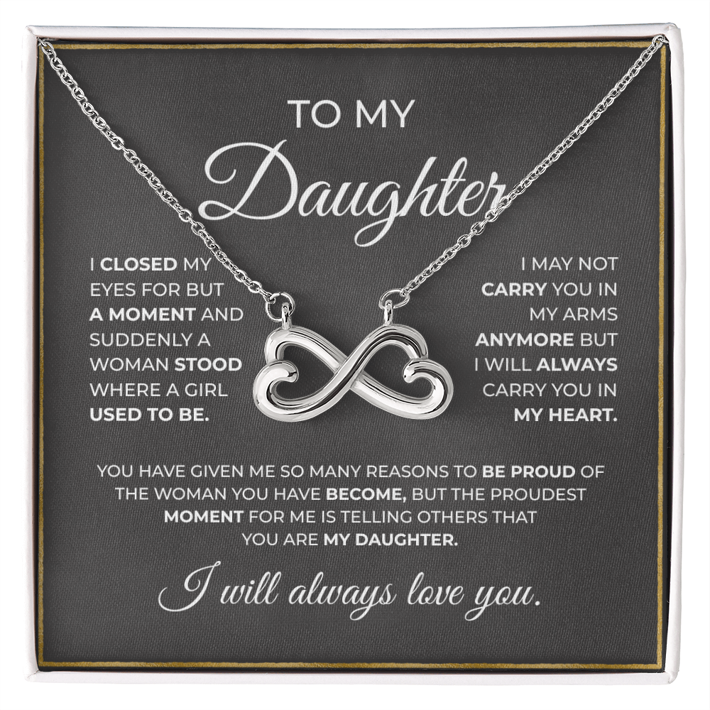 To My Daughter -- Endless Love Necklace