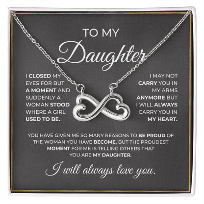 To My Daughter -- Endless Love Necklace