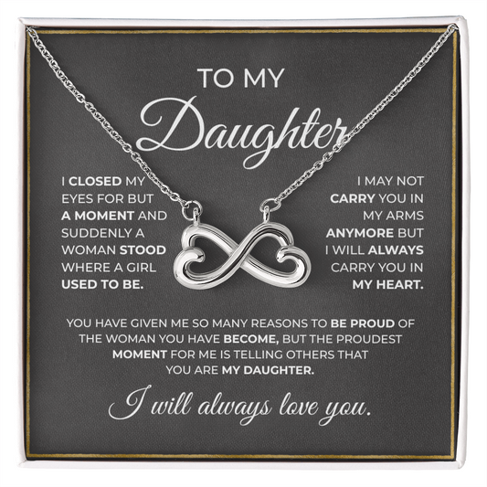 To My Daughter -- Endless Love Necklace
