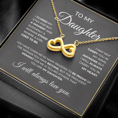 To My Daughter -- Endless Love Necklace