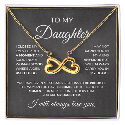 To My Daughter -- Endless Love Necklace