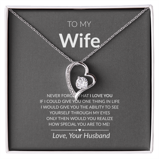 To My Wife -- Forever Love Necklace